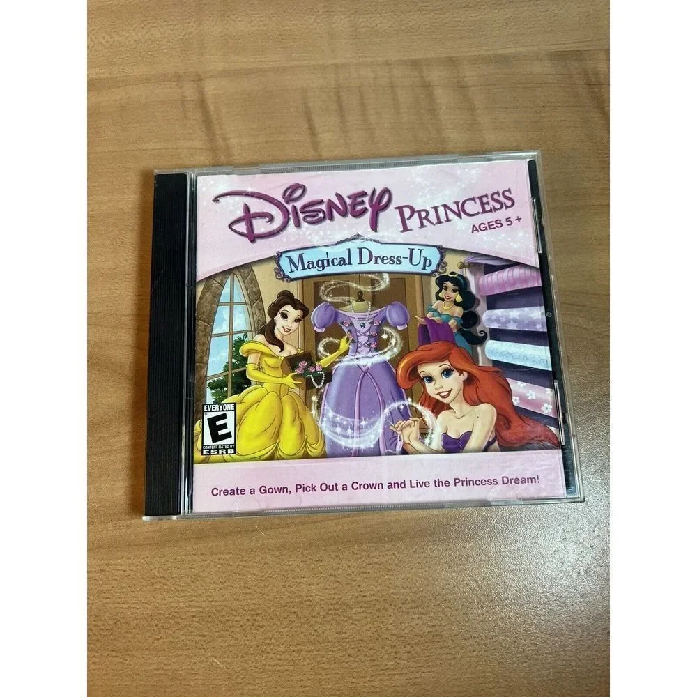 Disney Princess Magical Dress Up (PC, 2003) CD-ROM Ages 5+, COMPLETE